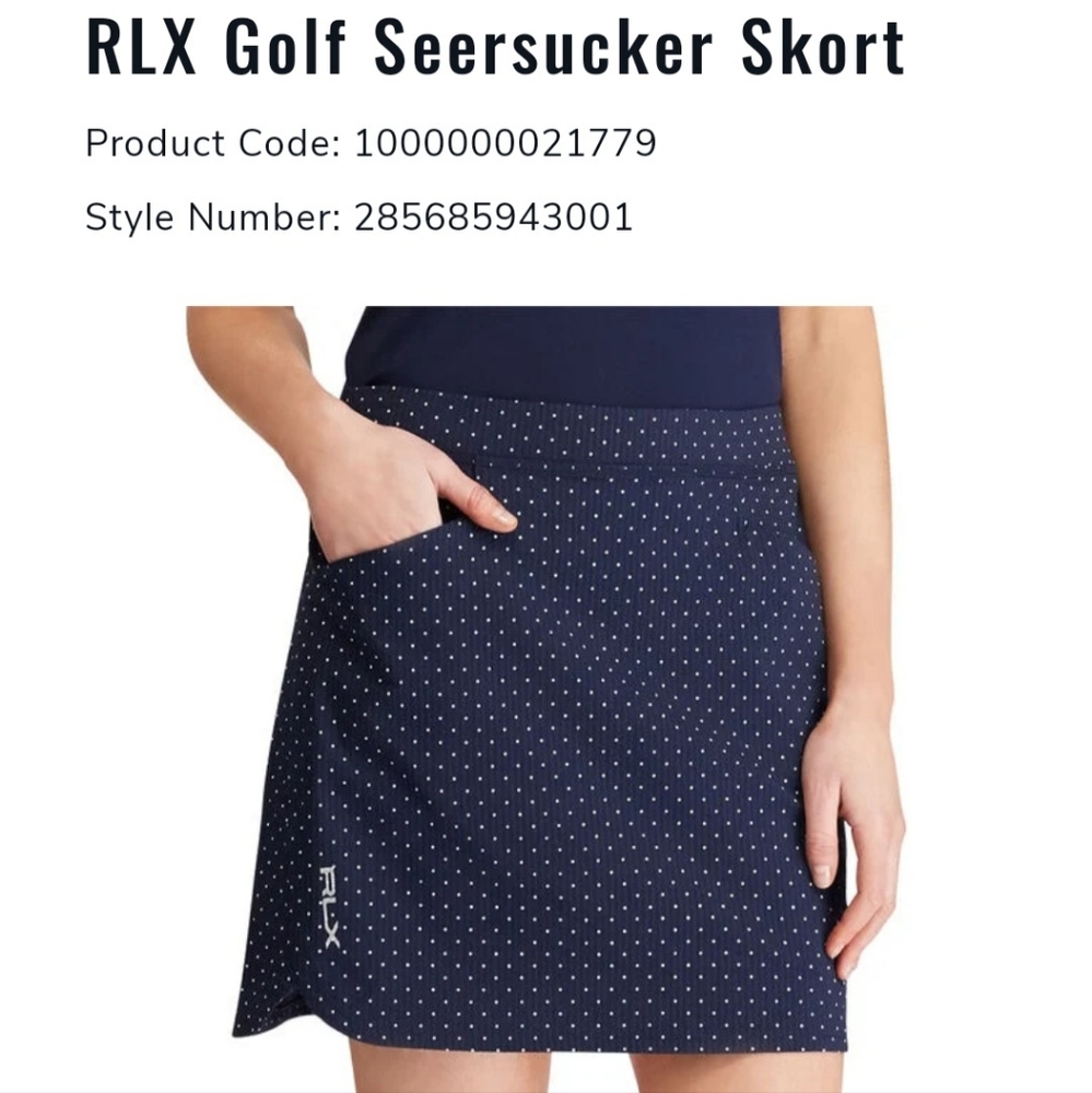 NWT Ralph Lauren RXL golf skirt